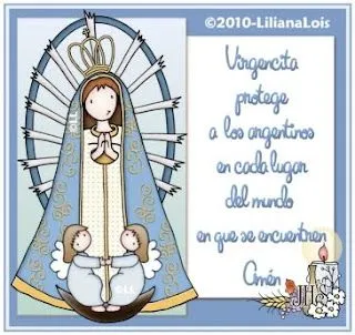 Liliana Lois Diseños: Virgen de Lujan