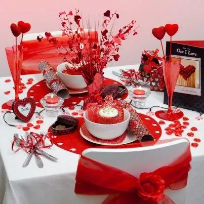 Lindas decoraciones de mesa por San Valentín - Paperblog