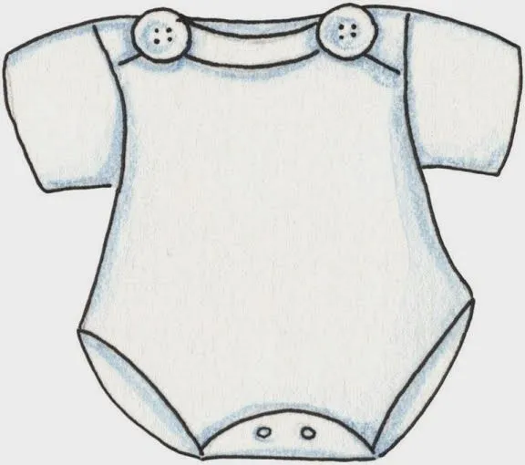 DIBUJO DE ropa de bebé para baby shower - Imagui
