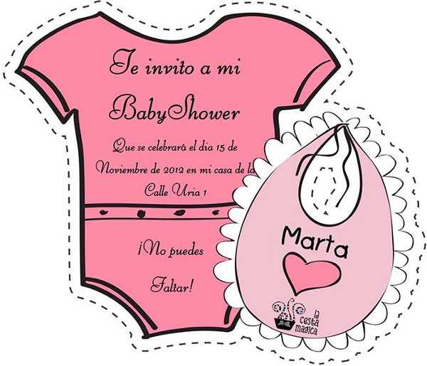 Lindas invitaciones para tu baby shower | Fiesta101