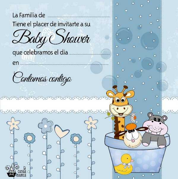 Lindas invitaciones para tu baby shower | Fiesta101