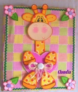 lindas manualidades: Carpeta decorada con jirafita lindas manualidades: Carpeta decorada con jirafita