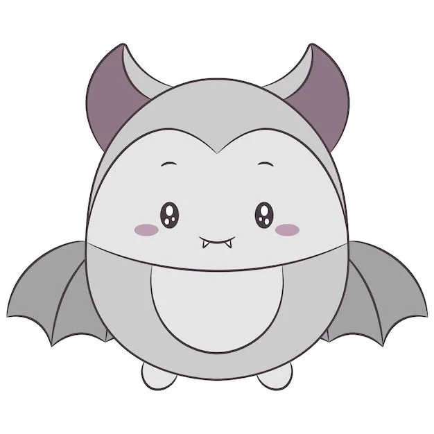 Lindo dibujo de murciélago para halloween | Vector Premium Lindo dibujo de murciélago para halloween | Vector Premium