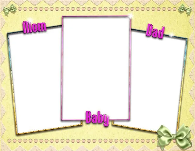 Lindo Marco para las fotos de mamá, papá e hijo ( a ) - Frames Lindo Marco para las fotos de mamá, papá e hijo ( a ) - Frames