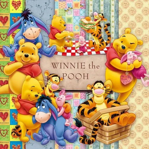 Lindo Scrap de Winnie the Pooh | Cute e Girly