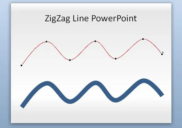 Hacer Líneas en Zig Zag con PowerPoint y Formas : : Plantillas ...