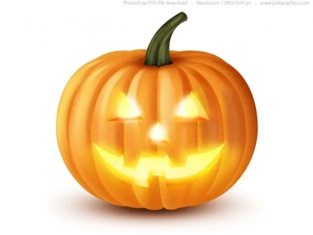 Linterna de Halloween, calabaza de Halloween icono (PSD ...