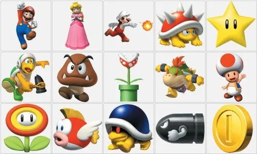 Nombre personajes Mario Bros - Imagui