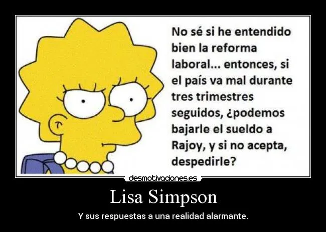 Lisa Simpson | Desmotivaciones