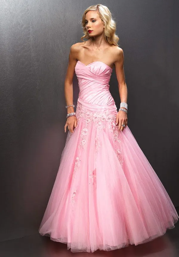 List Fashion Style: Vestido para fiesta de 15 años de color rosado