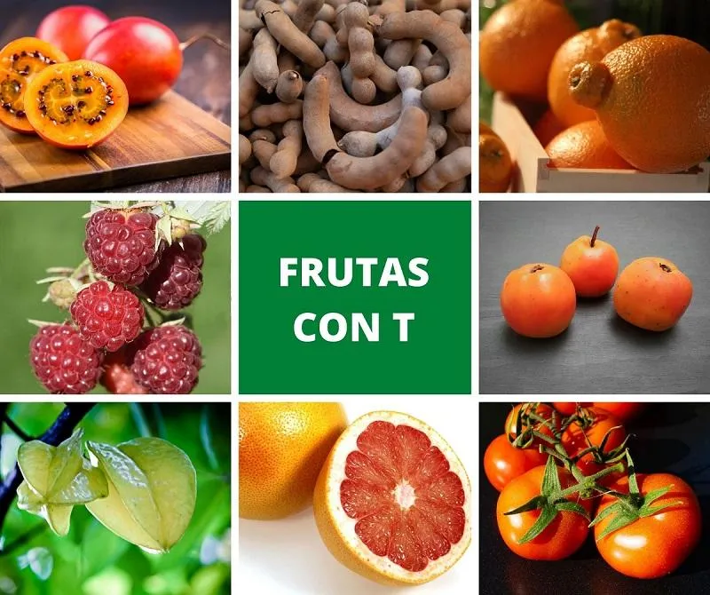 Lista de 12 frutas y verduras que comienzan por la T