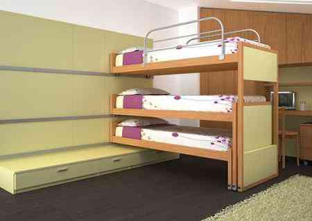 Tres camas, tres durmientes - Decoración de Interiores | OpenDeco