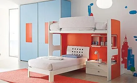 Literas muy modernas para dormitorios infantilesDecoración Literas muy modernas para dormitorios infantilesDecoración
