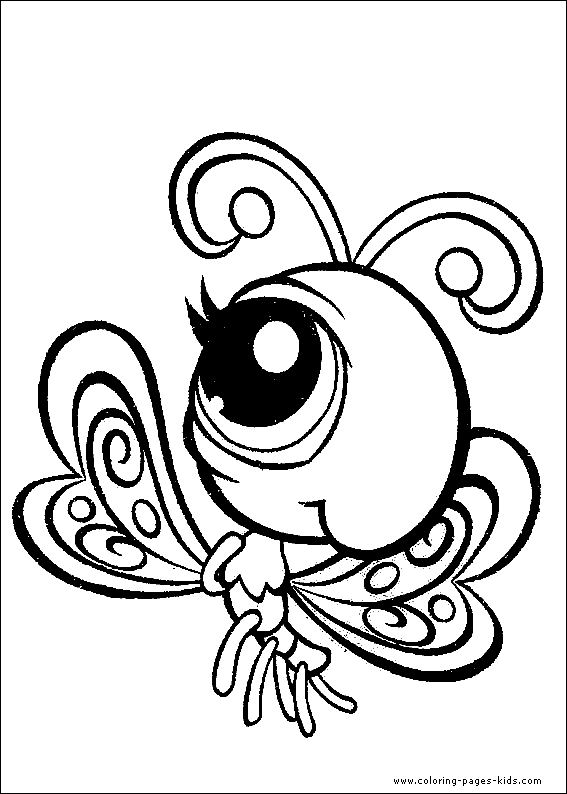 Littlest Pet Shop color page, cartoon characters coloring pages ...