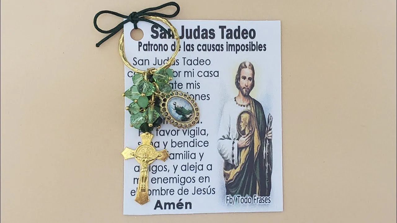 Llavero de San Judas Tadeo - YouTube