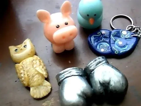 Como hacer llaveros de porcelana - YouTube