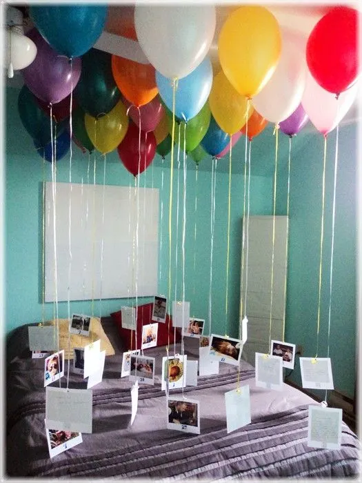 Sorpresas de cumpleaños para mi novio con globos - Imagui