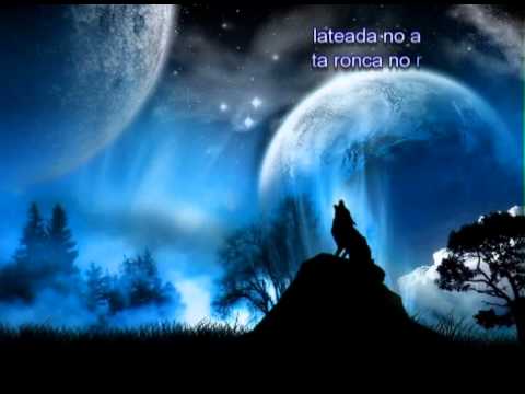 El lobo que aullaba a la luna - YouTube