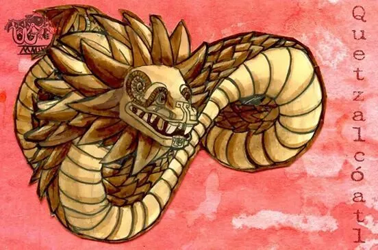 Un Lobo Estepario — Quetzacoatl. La serpiente emplumada.