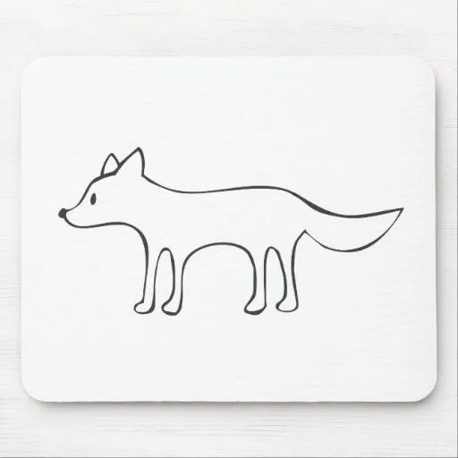 Lobo joven en bosquejo blanco y negro postal | Zazzle