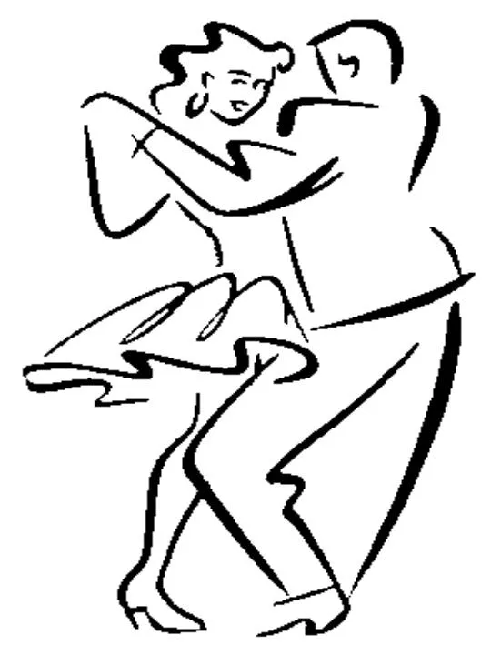 Dibujos para pintar de gente bailando salsa - Imagui