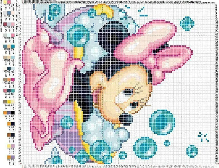 Una locura de ideas: Mickey y Minnie babys en el baño, gráficos de ...
