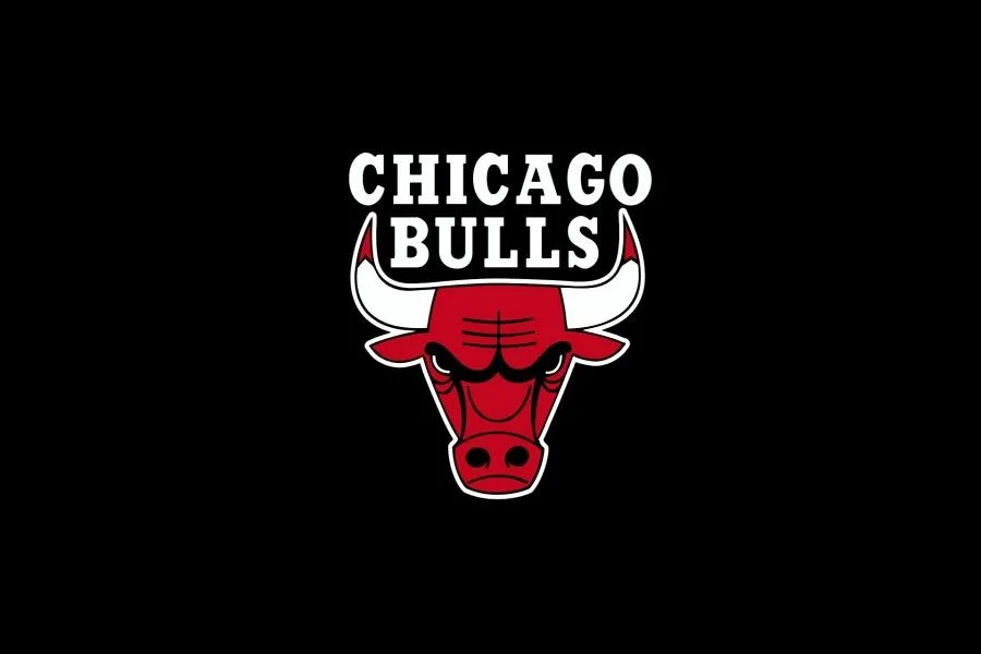 Logo de los Chicago Bulls en fondo negro (78800) Logo de los Chicago Bulls en fondo negro (78800)