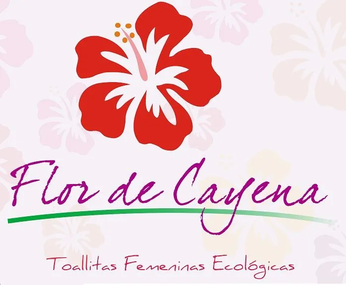 logo flor de cayena | Toallas Femeninas Ecológicas