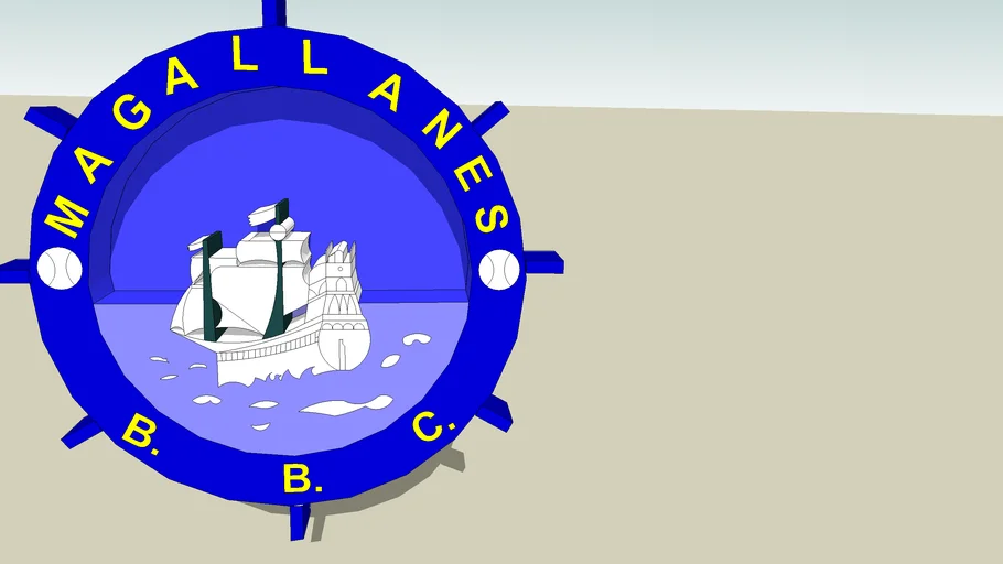 Logo De Los Navegantes Del Magallanes - 3D Warehouse