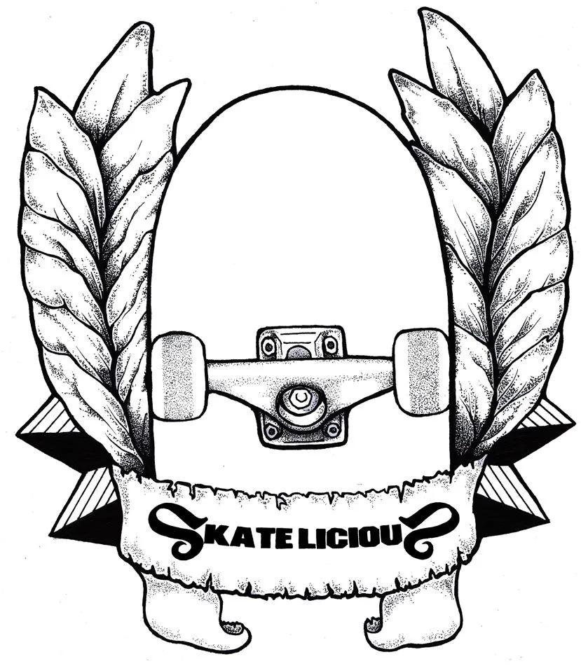 logo skateshop skate licious by oten07 on DeviantArt logo skateshop skate licious by oten07 on DeviantArt