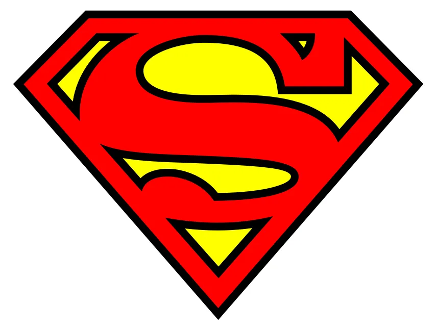 Logo de Superman en vectores