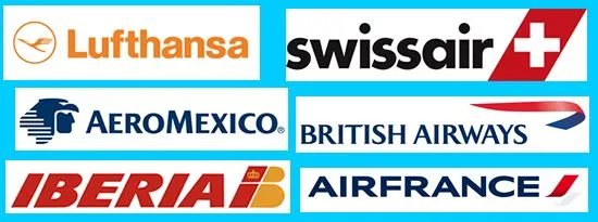 Logos de las 50 aerolíneas más populares | CosasSencillas.Com