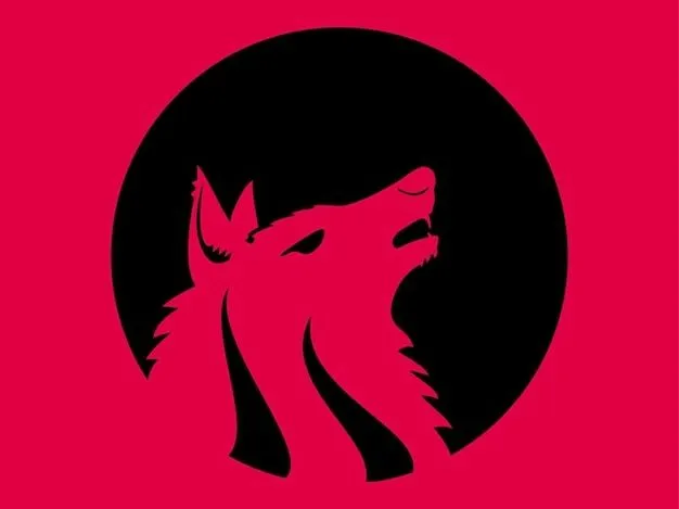 logotipo de la plantilla de un lobo aullando | Descargar Vectores ...