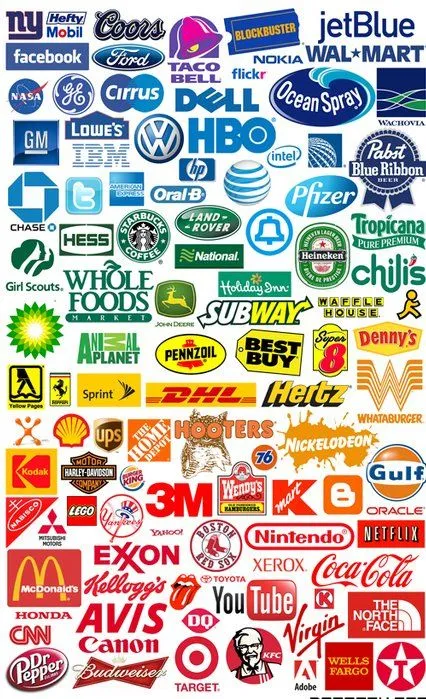 Logotípos de las marcas más famosas del mundo - Imagui