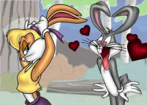 Imágenes de amor de Bugs Bunny y Lola Bunny | Imagenes para ...