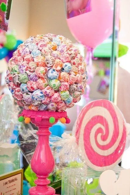 lollipop centre piece | first birthday/ birthday ideas | Pinterest ...