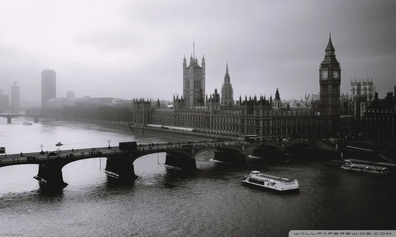 London Black And White HD desktop wallpaper : High Definition ...