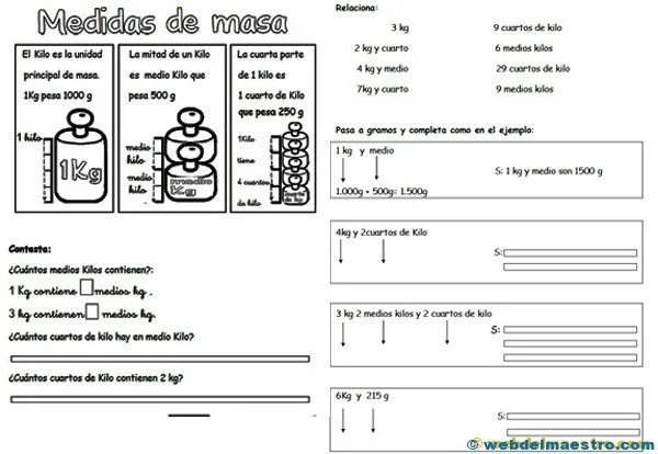 Longitud, peso y capacidad Archives - Web del maestro Longitud, peso y capacidad Archives - Web del maestro