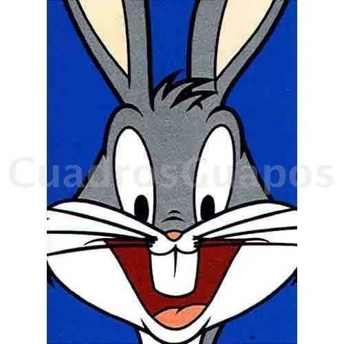 Looney Tunes, Bugs Bunny, conejo de la suerte - CuadrosGuapos.com