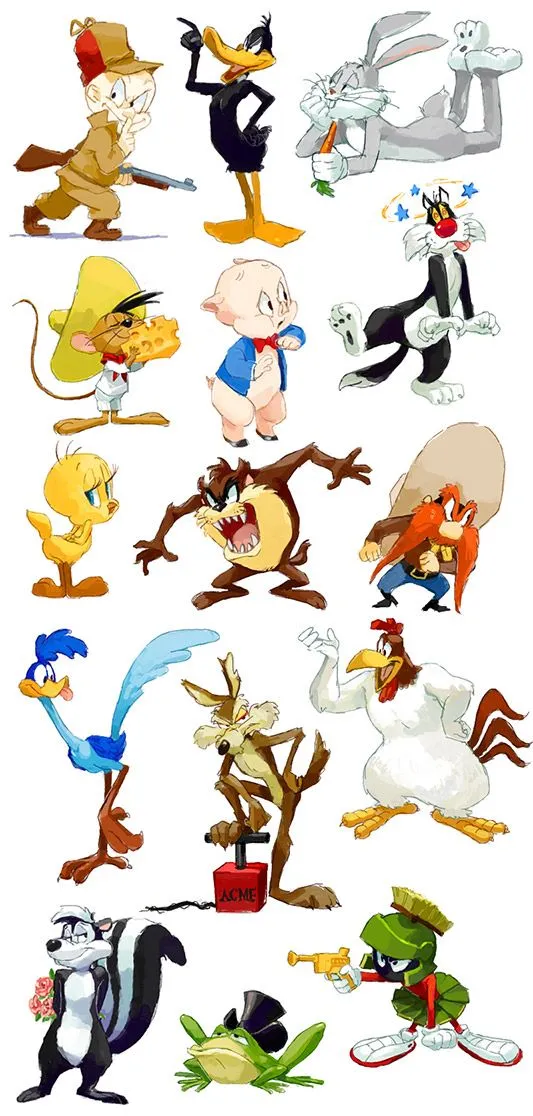 Looney Tunes vectores - Imagui