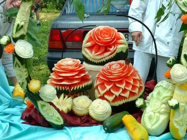 Fruta decorada - Imagui
