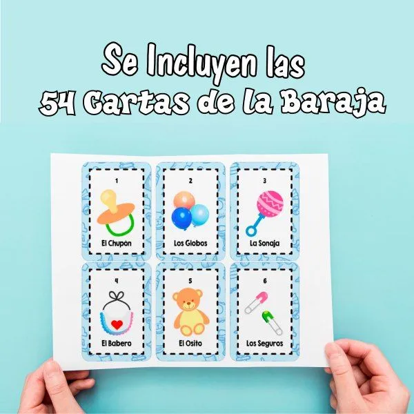 Lotería Baby Shower Feliz Imprimible – AseMedia Digital Studio