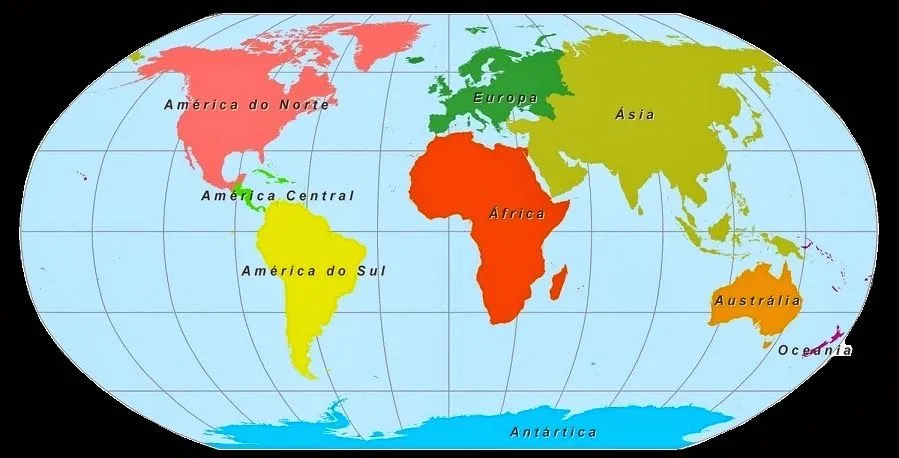 Mapa mundicontinentes - Imagui