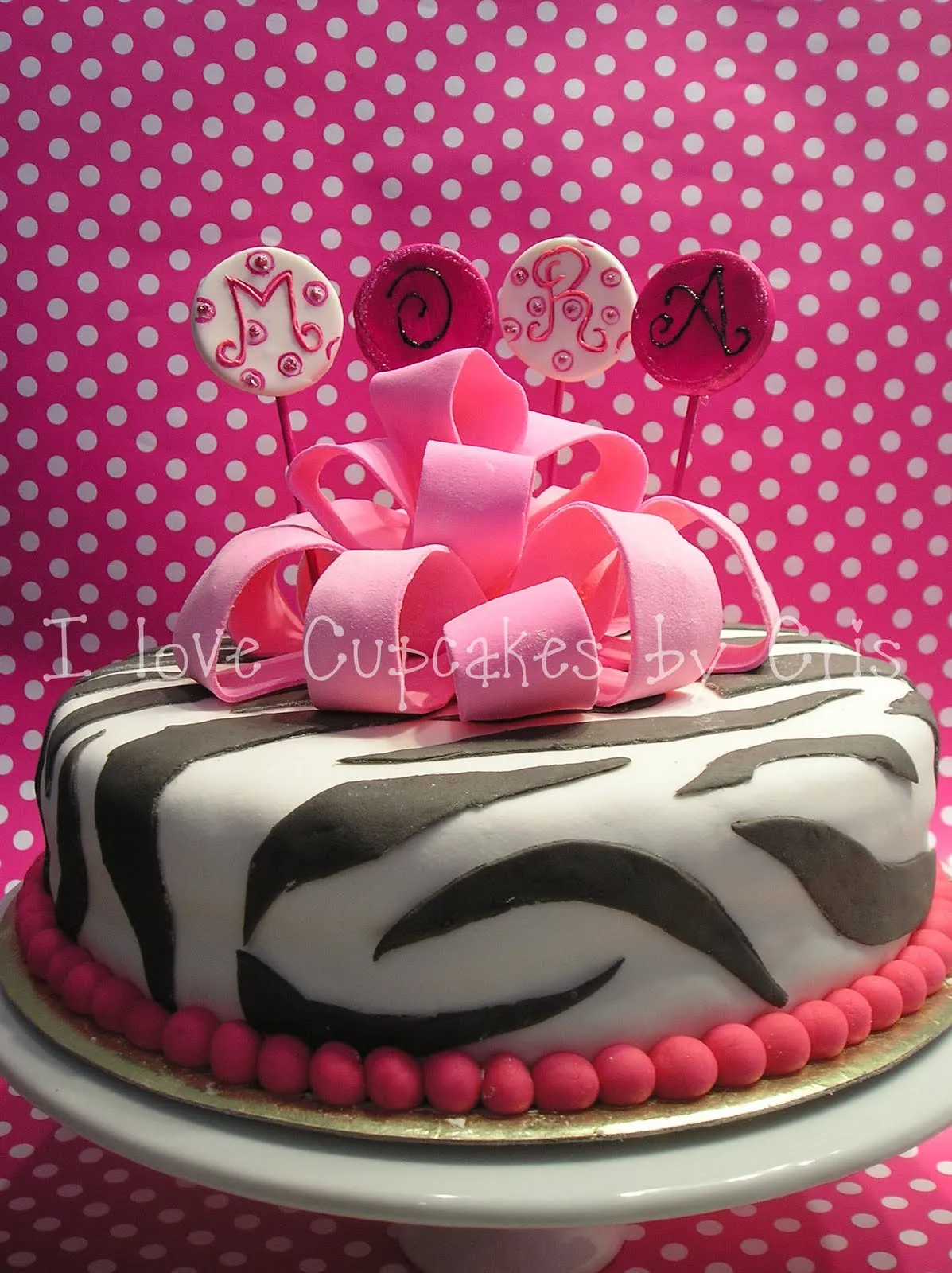 love Cupcakes: Pastel Animal print para Mora