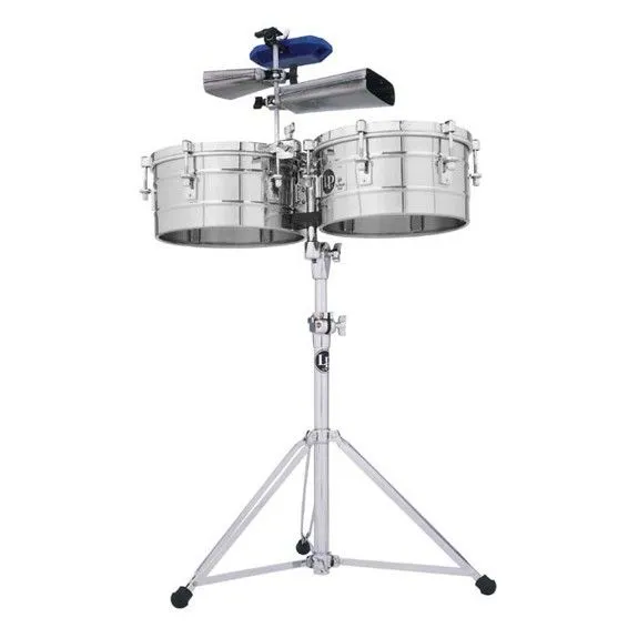LP Tito Puente Timbale Set - 14/15 Stainless Steel (257S ...