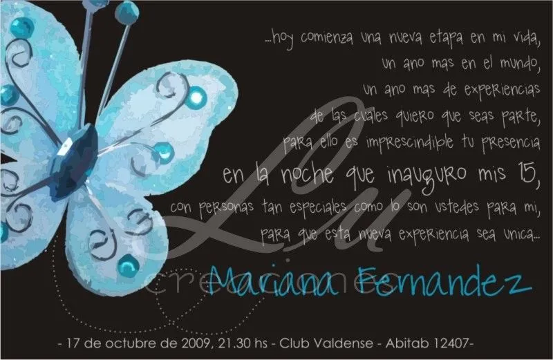 Lu Creaciones: Invitaciones 15 años