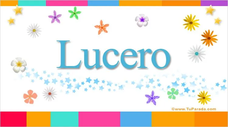 Lucero, significado del nombre Lucero, nombres