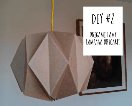 lulaB: DIY#2 Lámparas origami