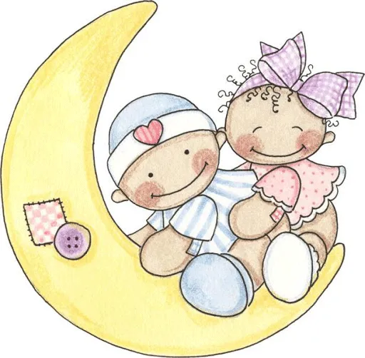 Lunas animadas con bebés - Imagui