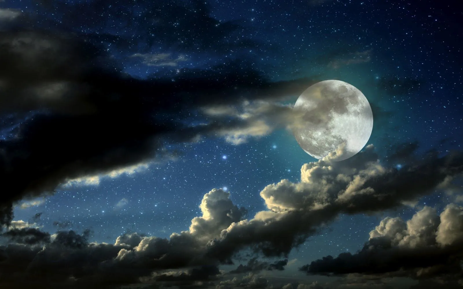 Luna Nubes y Estrellas - Fondos de Pantalla HD - Wallpapers HD Luna Nubes y Estrellas - Fondos de Pantalla HD - Wallpapers HD